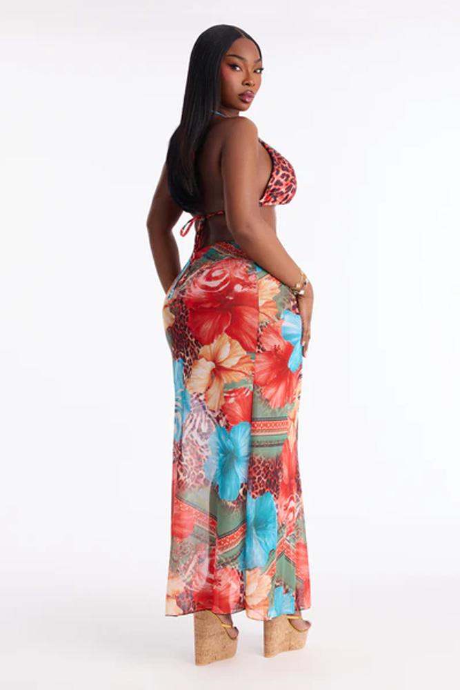 Women Plus Size Summer Boho Fl - Maxi Dress Halter recension och pris