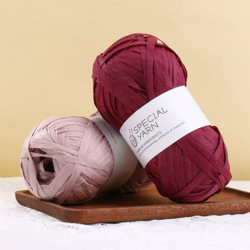 100g/pcs Raffia Flat Yarn for  - Crochet Bag Raffia recension och pris