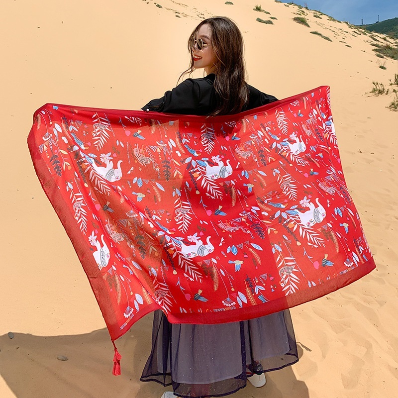 Desert Sun Protection Cotton L - Linen Dress Wrap recension och pris
