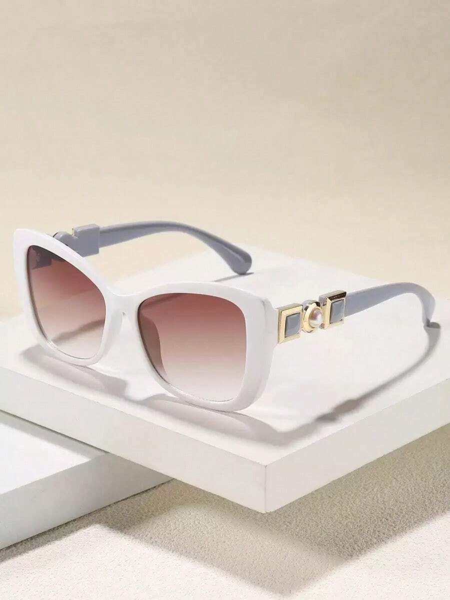 Pearl-Inspired Acrylic Cat-Eye - Sunglasses Cat Eye recension och pris
