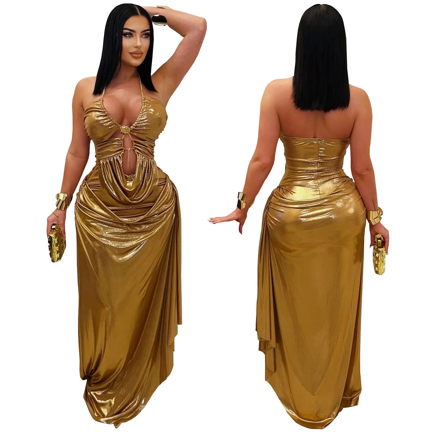 Prom Dress Evening Wedding Gue - Maxi Dress Halter recension och pris