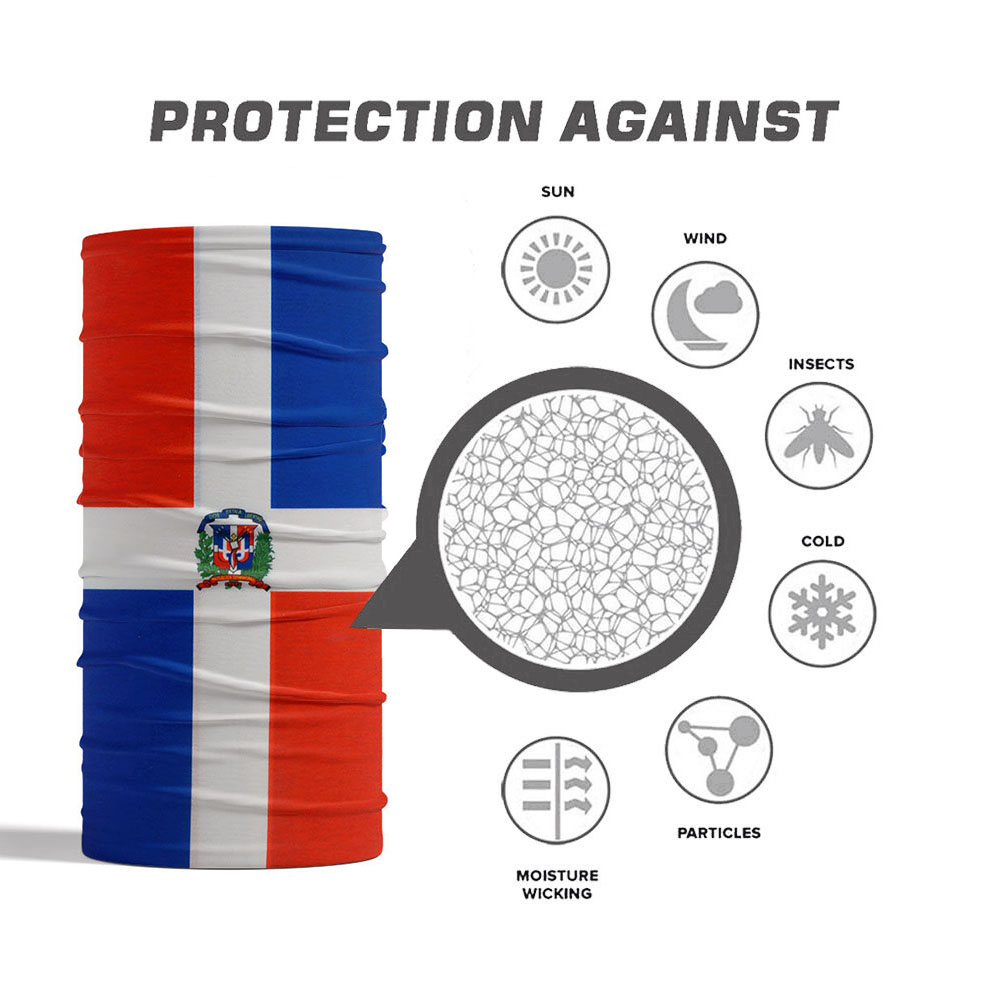 Dominica National Flag Bandana - Headband Summer Knit recension och pris