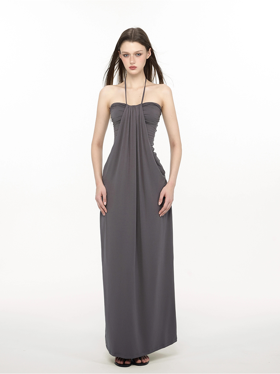 REDDACHiC Elegant Braided Shru - Maxi Dress Halter recension och pris
