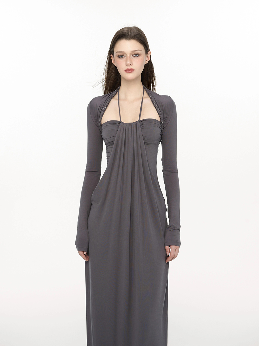 REDDACHiC Elegant Braided Shru - Maxi Dress Halter recension och pris