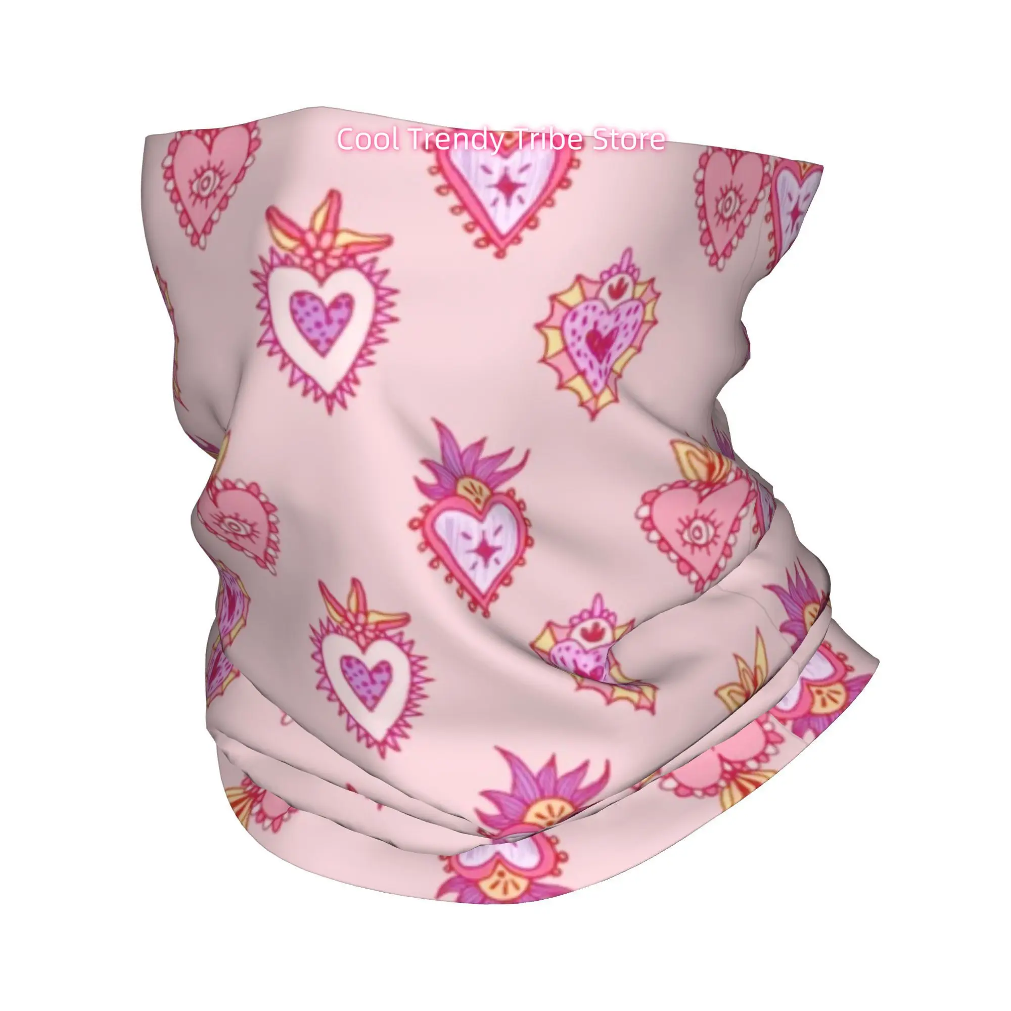 Pink Mexican Sacred Heart Roma - Headband Summer Knit recension och pris
