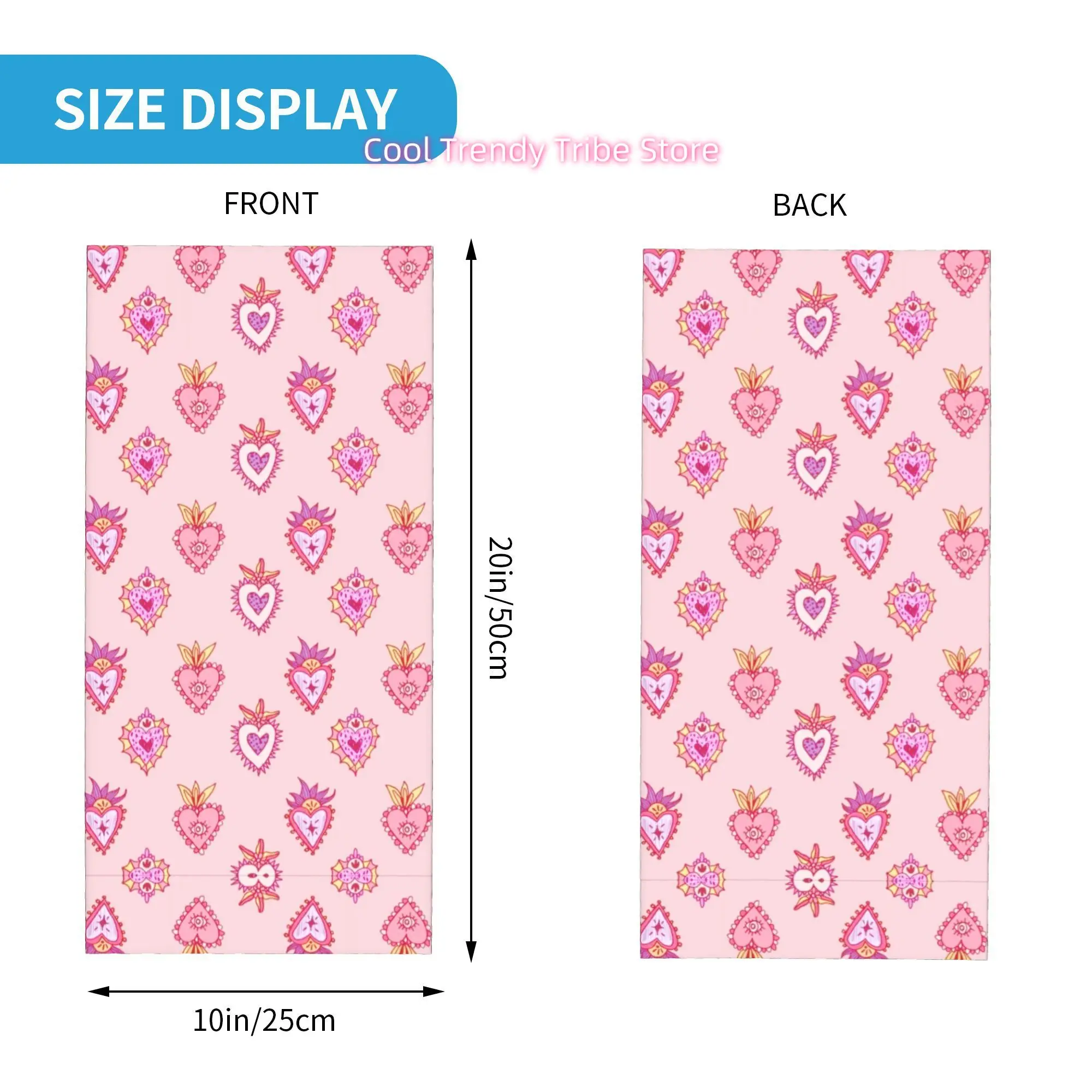 Pink Mexican Sacred Heart Roma - Headband Summer Knit recension och pris