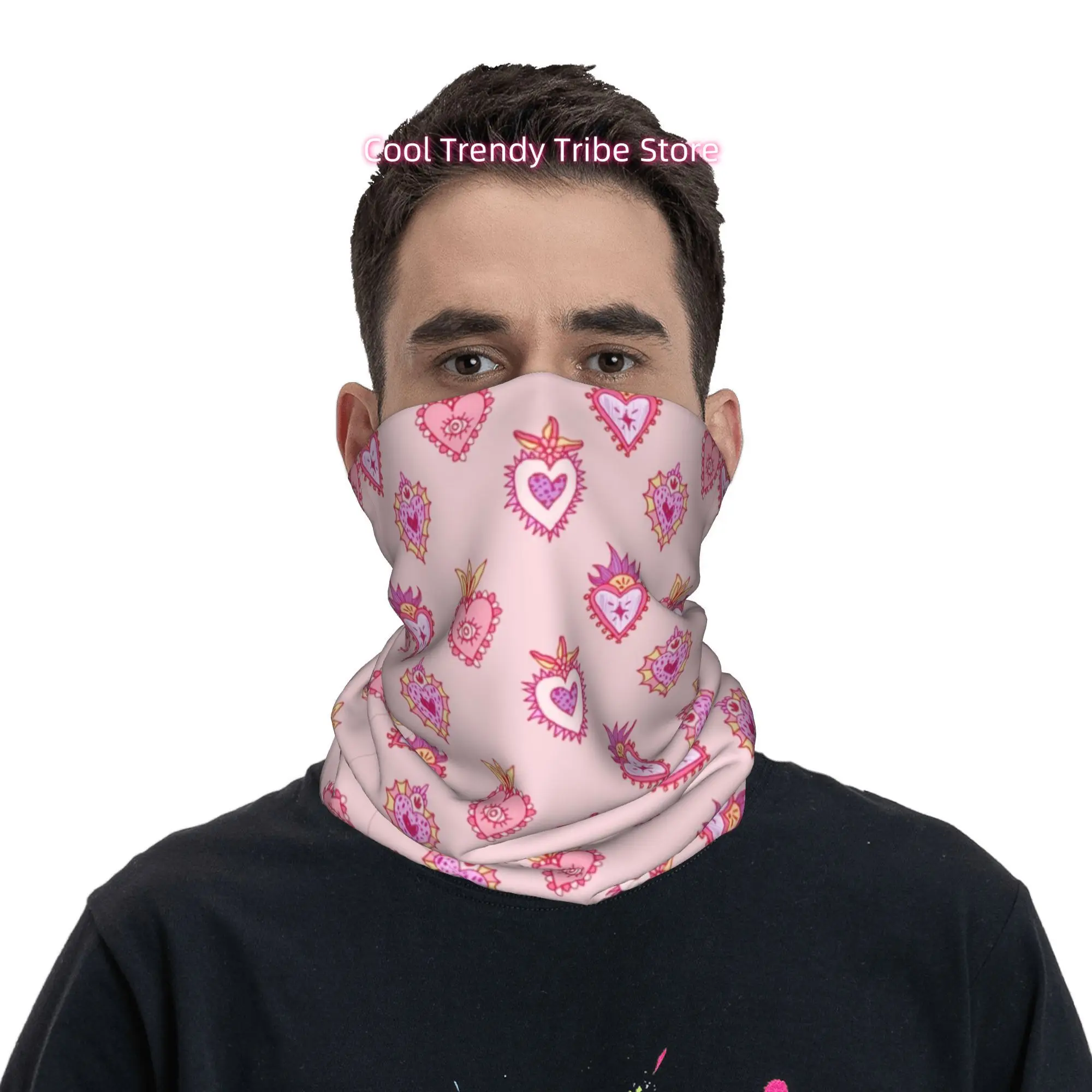 Pink Mexican Sacred Heart Roma - Headband Summer Knit recension och pris